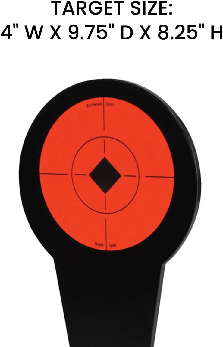 Birchwood Casey World of Targets Shooting Sports Competition Self Resetting Popper .22 Rimfire with 4" Paddle Steel Target