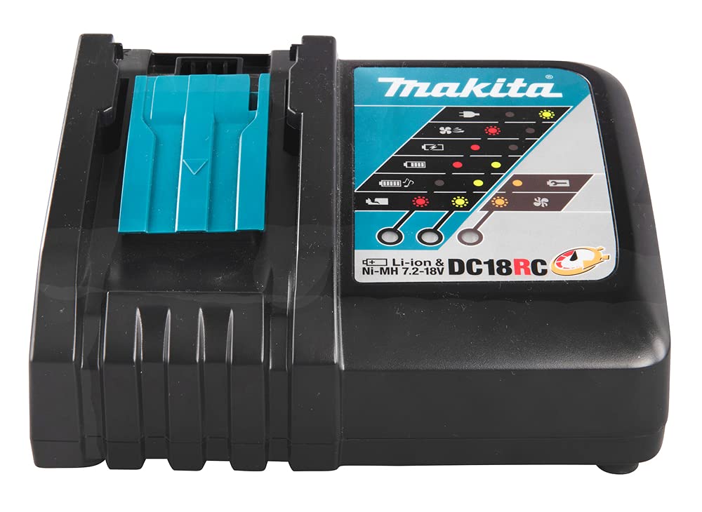 Makita DC18RC 18V LXT® Lithium-Ion Rapid Optimum Charger 1-Port Plug
