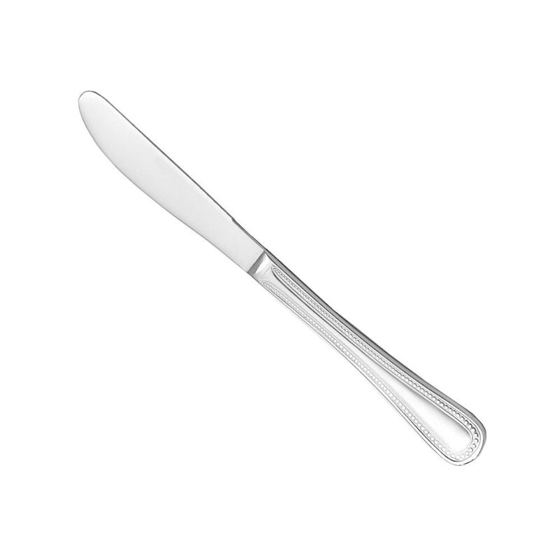 Walco Stainless Steel Accolade Dinner Knives, Silver, Pack Of 12 Knives