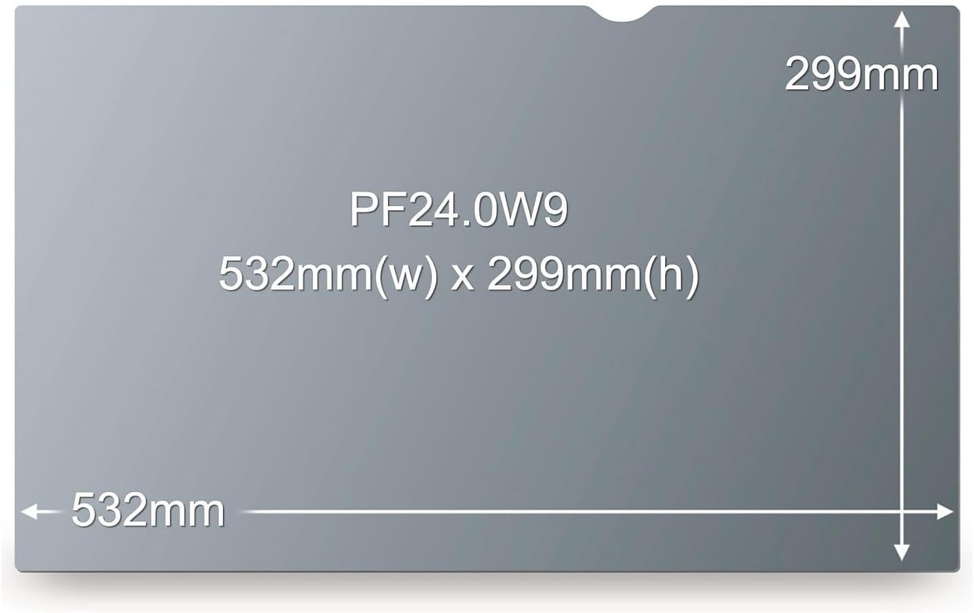 3M Privacy Filters 3M Privacy Filter for 24" Widescreen Monitor, Protect your confidential information