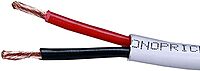 Monoprice Speaker Wire, CL2 Rated, 2-Conductor, 16AWG, 100ft, White