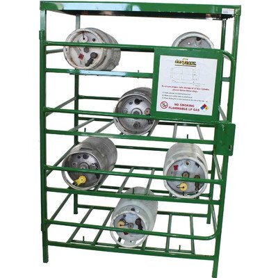 SPC-12, LOCKABLE PROPANE RACK HOLDS 12 33# CYLINDERS