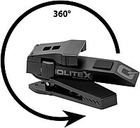 QUIQLITE QX2 Hands-Free LED Pocket Light, 20–200 Lumens, USB‑C Rechargeable, Aluminum Housing