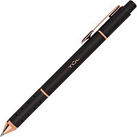 TUL® GL Series Retractable Gel Pens, Medium Point, 0.7 mm, Black Barrel, Black Ink, Pack Of 12 Pens