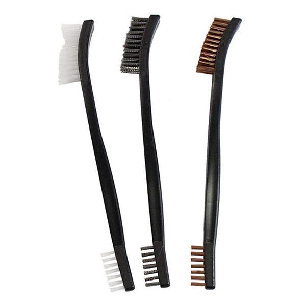 Birchwood Casey Utility Brushes - 3 Pack (Bronze, Nylon, Stainless)