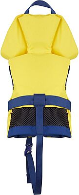 Mustang Lil' Legends Child Foam Vest - Yellow/Navy