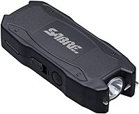 SABRE Stun Gun with Flashlight and Battery Strength Indicator, 1.552 µC, 120 Lumen