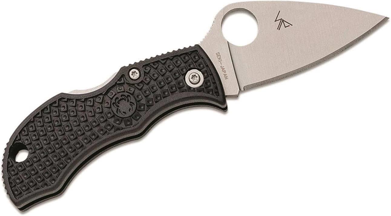 Spyderco Manbug Leaf Folding Pocket Knife with 1.9" VG-10 Steel Blade and FRN Handle - SpyderEdge - MBKLFP
