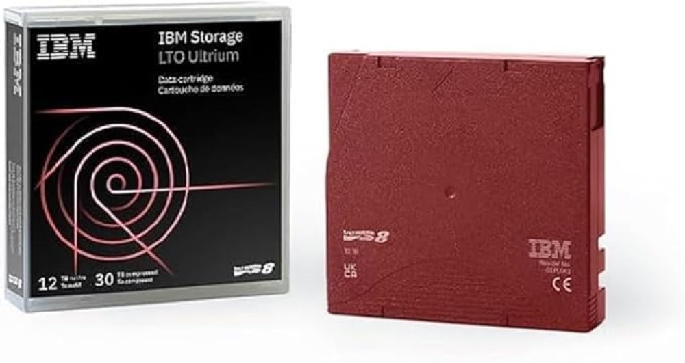 IBM LTO-8 Ultrium, 12TB/30TB, Part # 01PL041