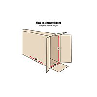 Aviditi HD40850FOL Side Loading Boxes, 40 x 8 x 50, Kraft (Pack of 5)