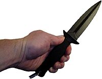 Cold Steel FGX Boot Blade I with Kraton Handle , black