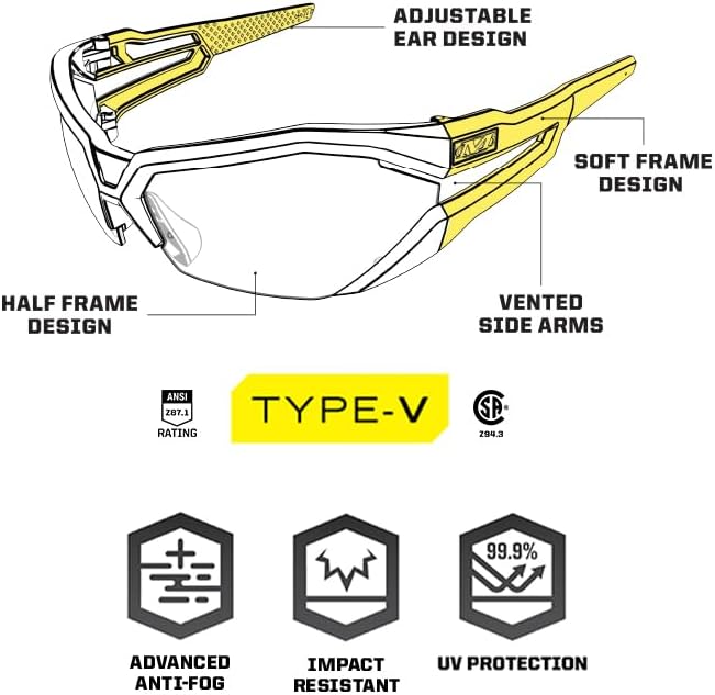 Mechanix Wear Vision Type-V Safety Glasses