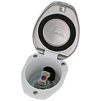 Scandvik Recessed T-Handle Mixing Valve - SS w/White Cup