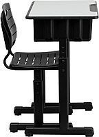 Flash Furniture Adjustable Student Desk and Chair Set for Classrooms or Remote Learning