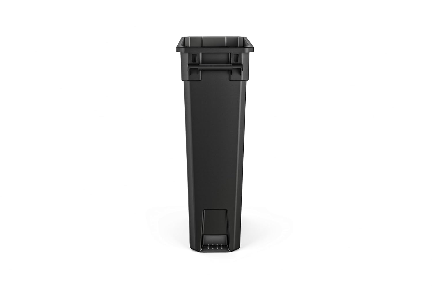Suncast Commercial TCNH2030BK Narrow Trash Can With Handles, 30.00" Height x 11.08" Width, 23 gal Capacity, Black