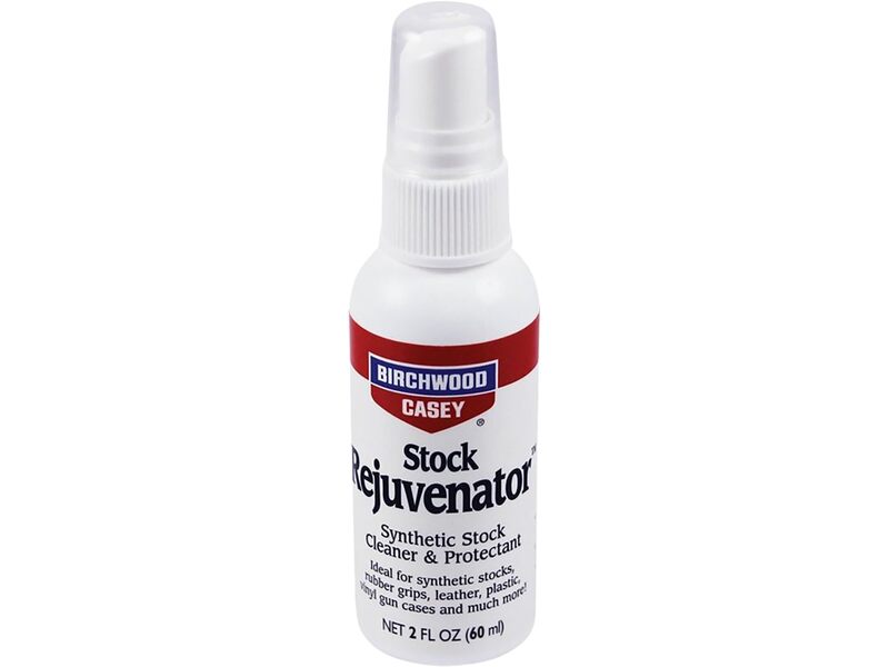 Birchwood Casey Easy-to-Use Stock Rejuvenator Cleaner & Protectant for Synthetic Stock, Rubber Grips, Leather, Plastic