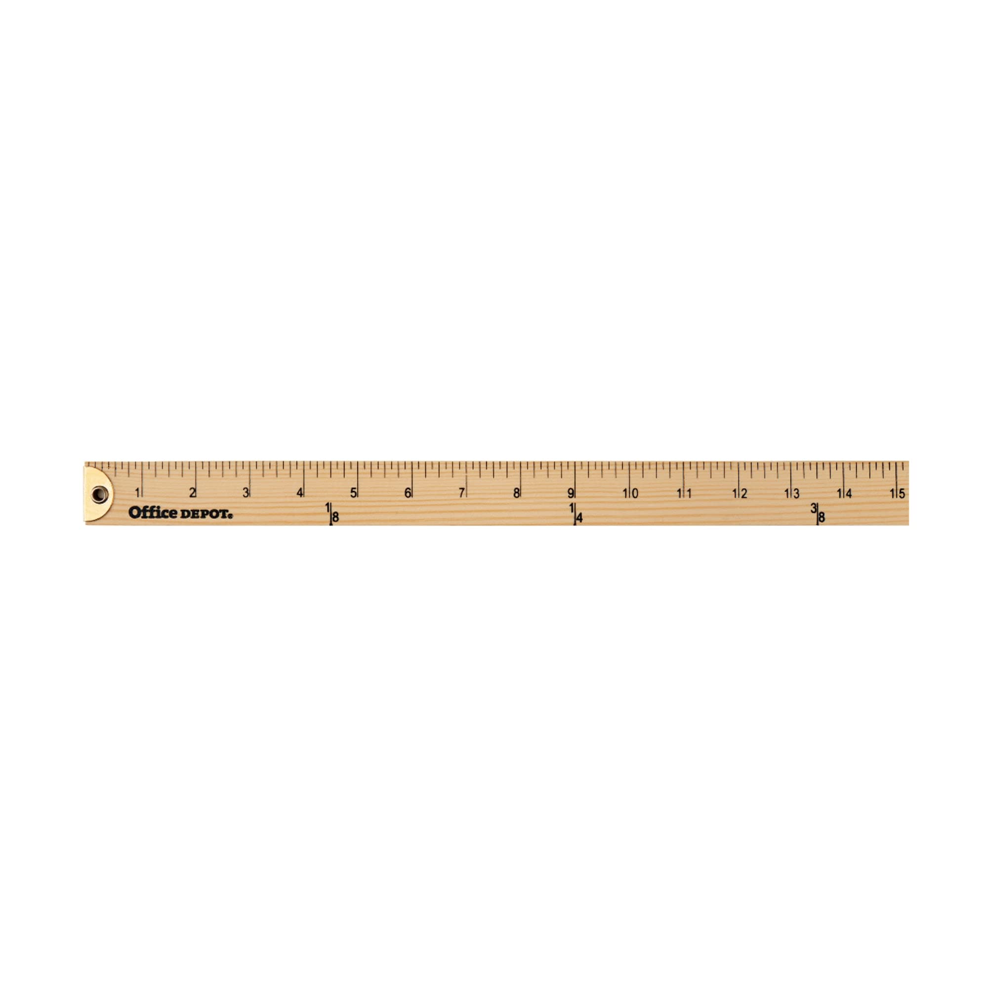 Office Depot Brand Wooden Yardstick, 36in, Natural