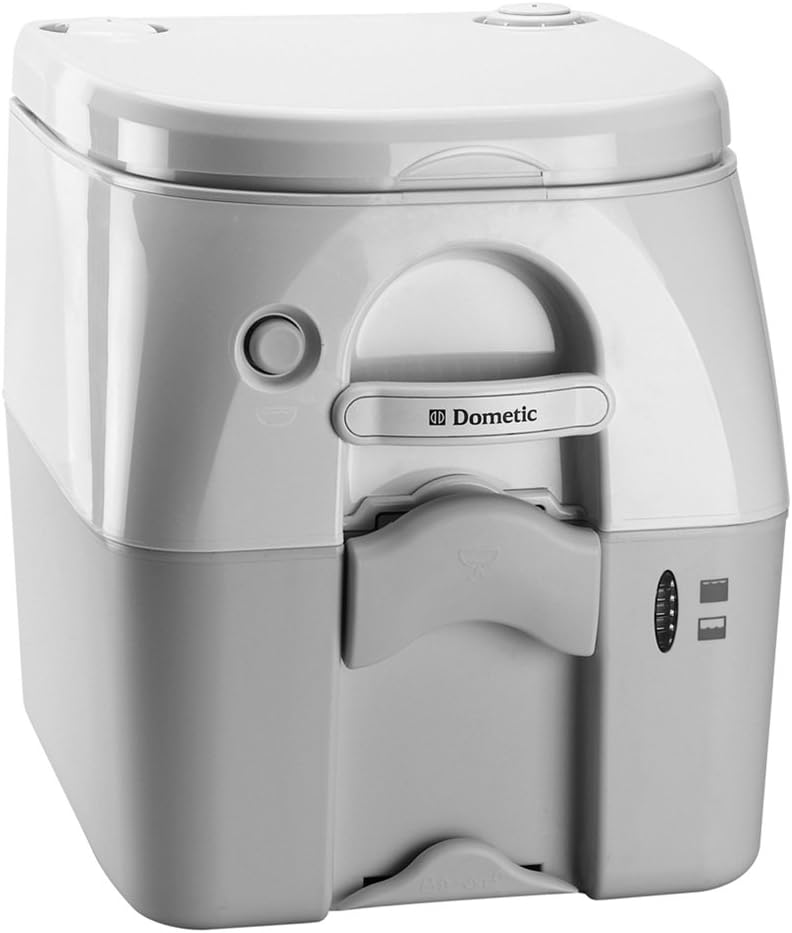 Sealand Dometic 975MSD Portable Toilet 5.0 Gallon - Grey w/Brackets