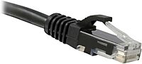 ENET Components, Inc. E-Net Components C6-BK-3-ENC ENet Patch Cable CAT 6 3' RJ-45 M/M, Black