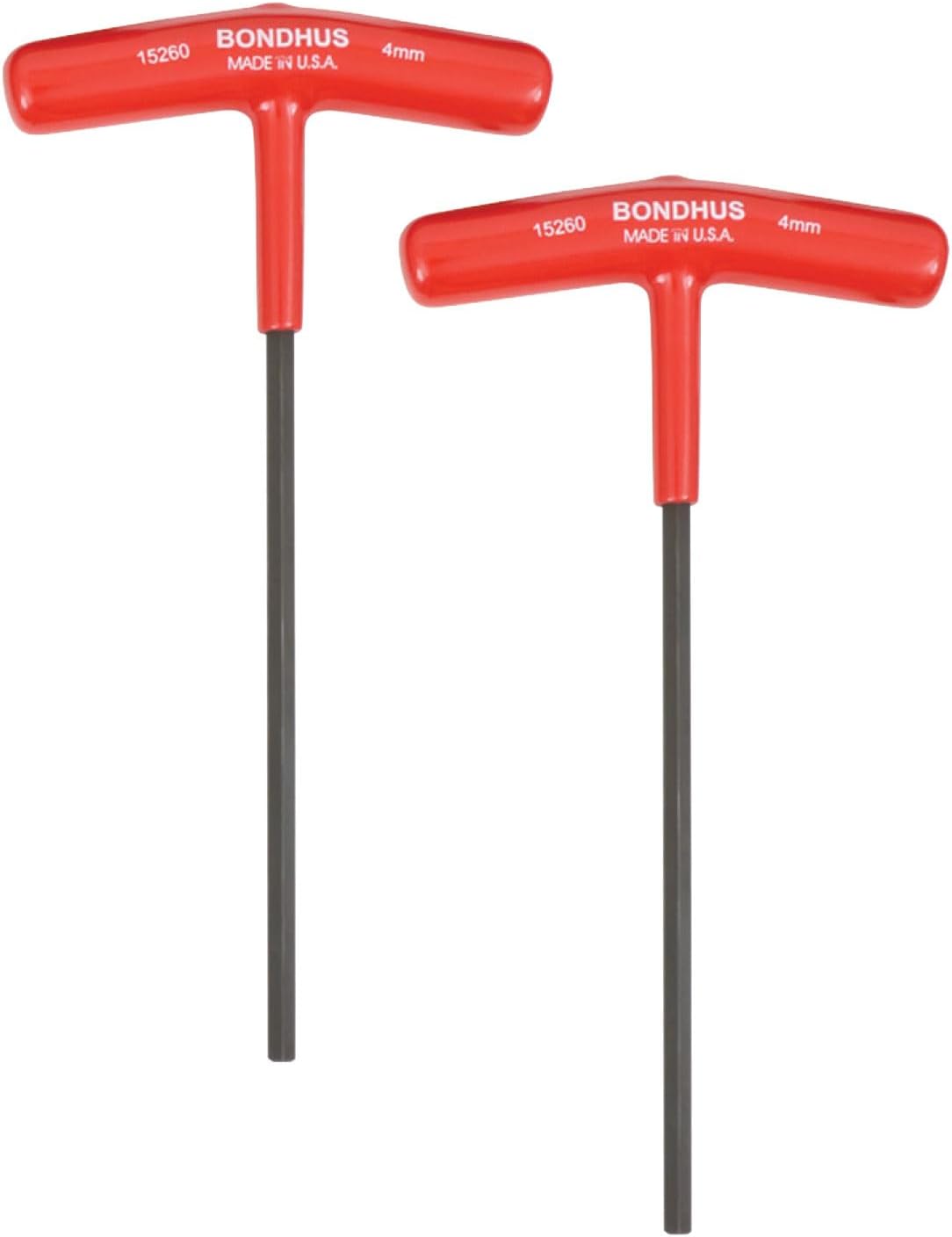 Bondhus 15260 4mm Hex Tip T-Handle with ProGuard Finish