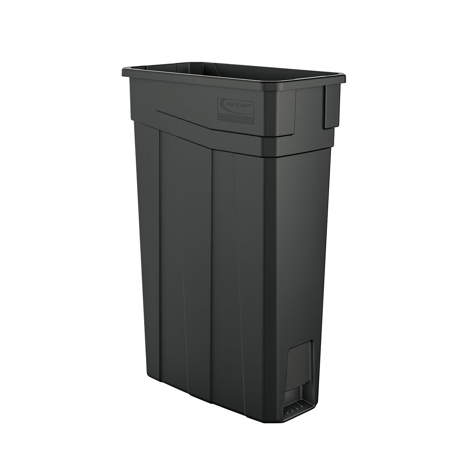Suncast Commercial 23-Gallon Slim Narrow Trash and Recycling Bin