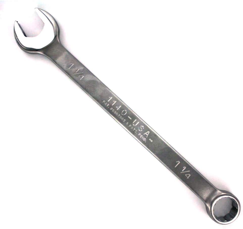 Combination Wrench WRIGHTGRIP 2.0 12 Point Satin - 1-1/4"