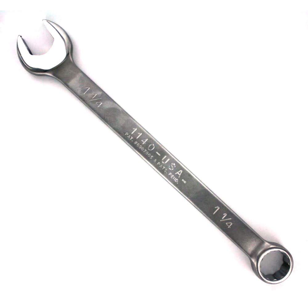 Combination Wrench WRIGHTGRIP 2.0 12 Point Satin - 1-1/4"