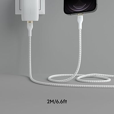 Belkin BoostCharge Pro Flex Braided USB-C to Lightning Cable