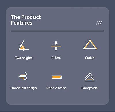 Oatsbasf Ultra Slim Laptop Stand Holder