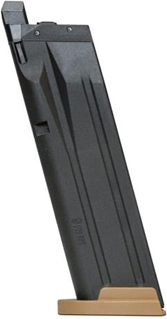 Sig Sauer ProForce 21-Round Airsoft Magazines Compatible with P320 M18 Air Guns | Green Gas Housing | Tan or Black Base