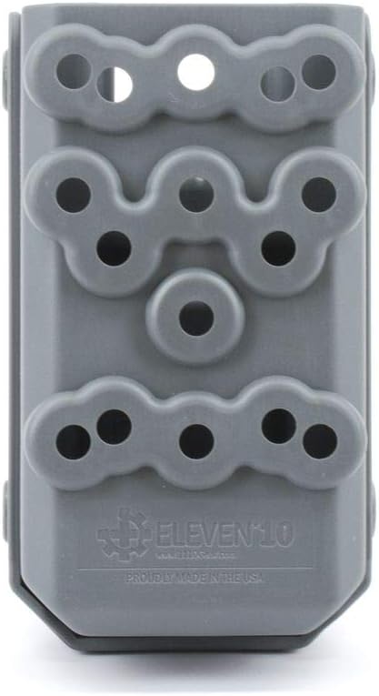 Eleven 10 Slick Front Rigid TQ Case for SOF-TT Tourniquet, Black, MOLLE Attachment