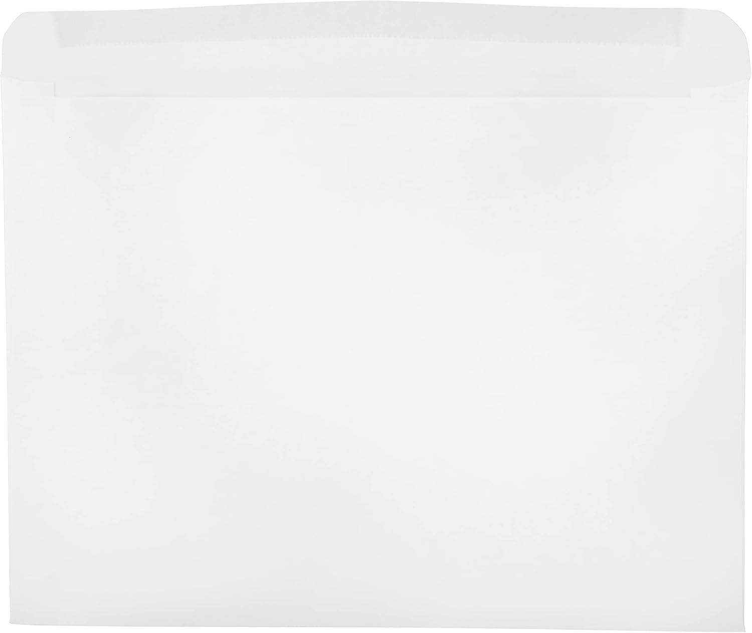 JAM Paper Window Booklet Envelopes - White - Gummed Closure - Single Window