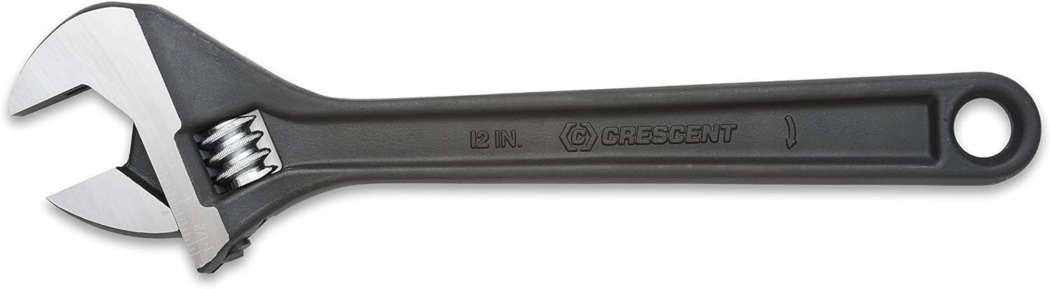 Crescent 12" Adjustable Black Oxide Wrench, Boxed - AT212BK
