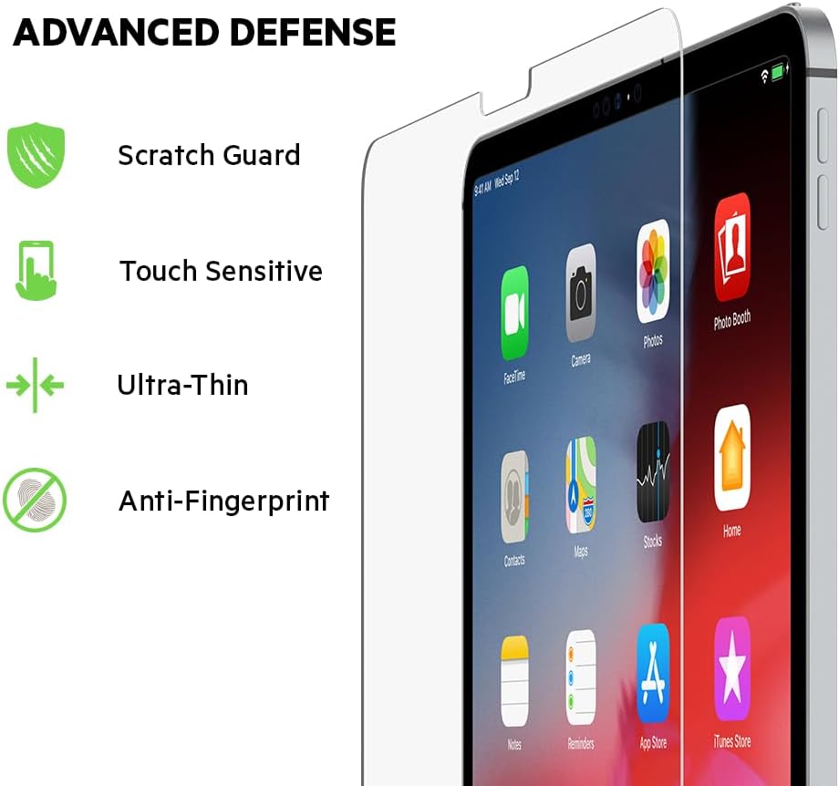 Belkin ScreenForce TemperedGlass Screen Protector for iPad Pro 12.9" (2018 Model)
