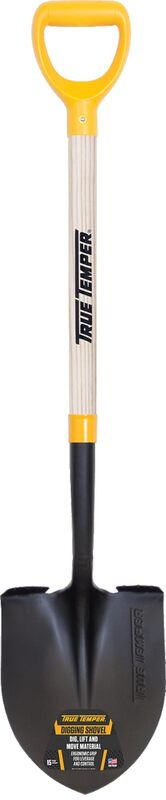 The Ames Companies, Inc 2585900 True Temper D-Grip Digging Shovel with Hardwood Handle