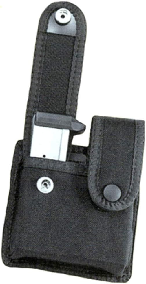 Uncle Mike's Pistol Mag Case Kodra Black Double Stack, Double Close, Card