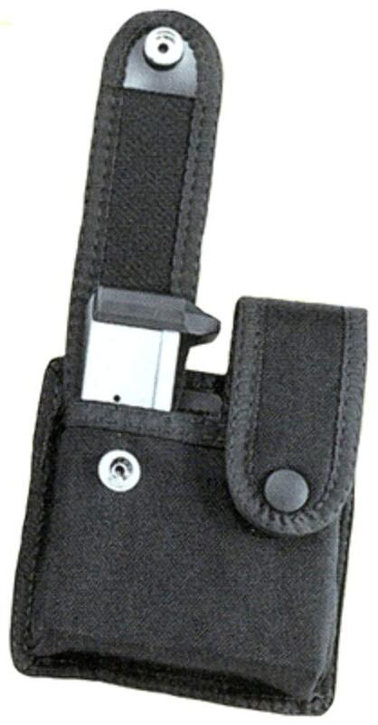 Uncle Mike's Pistol Mag Case Kodra Black Double Stack, Double Close, Card