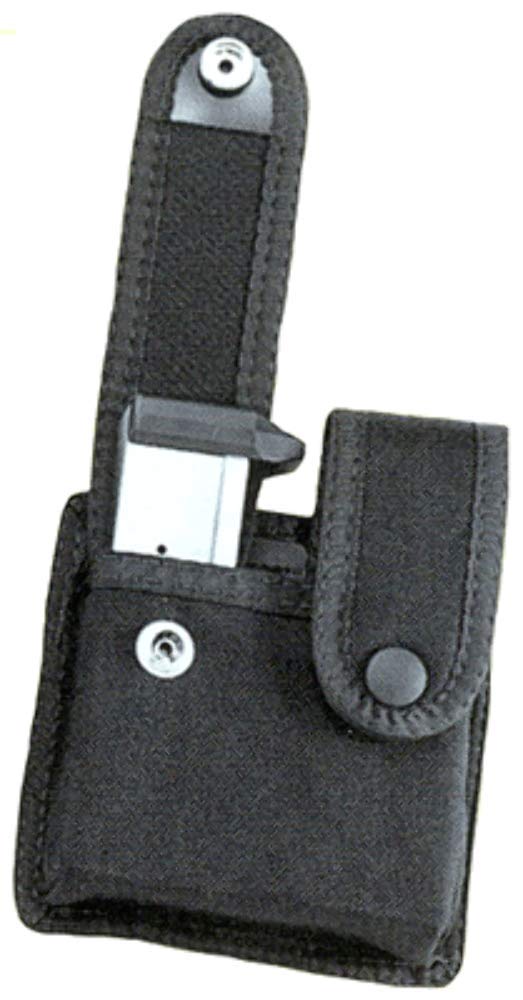Uncle Mike's Pistol Mag Case Kodra Black Double Stack, Double Close, Card