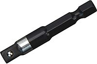 Milwaukee 48-32-5030 Shockwave Steel Impact Duty 1/4 Inch Hex Shank to 1/4 Inch Square Socket Adapter