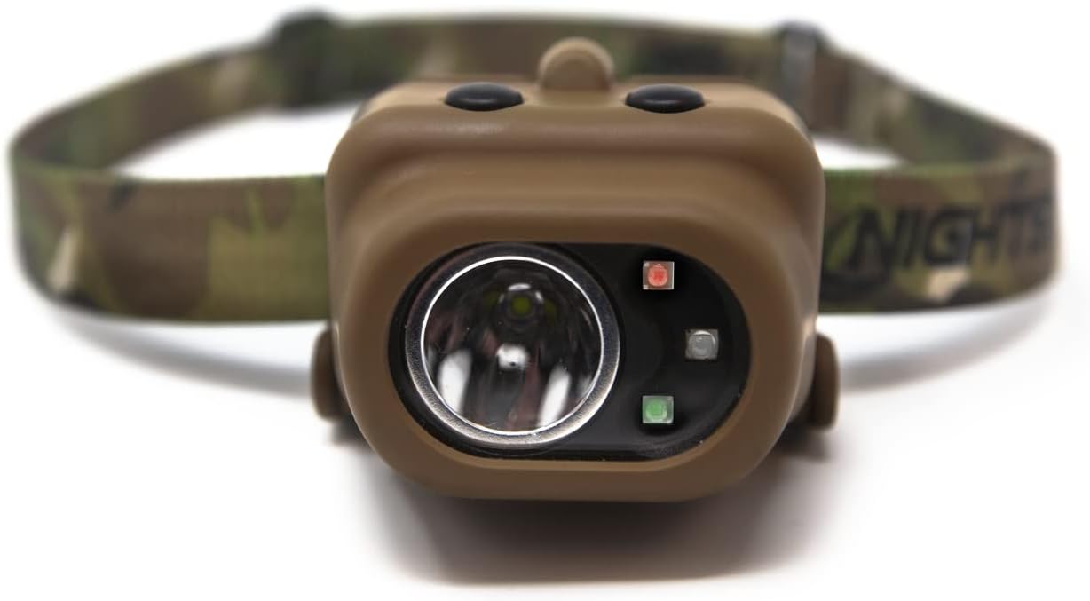 Nightstick NSP-4610C Multi-Function Headlamp in Flat Dark Earth with Camo Elastic Headband - 3