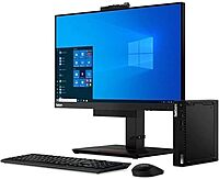 Lenovo ThinkCentre M75q Gen 2 11JN0089US Desktop Computer - AMD Ryzen 5 PRO 5650GE Hexa-core [6 Core] 3.40 GHz - 16 GB RAM DDR4 SDRAM M.2 PCI Express NVMe SSD - Tiny - Black