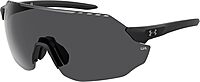 Under Armour Adult Ua Halftime Shield Sunglasses Matte Black/Black 99 Millimeters