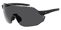 Under Armour Adult Ua Halftime Shield Sunglasses Matte Black/Black 99 Millimeters