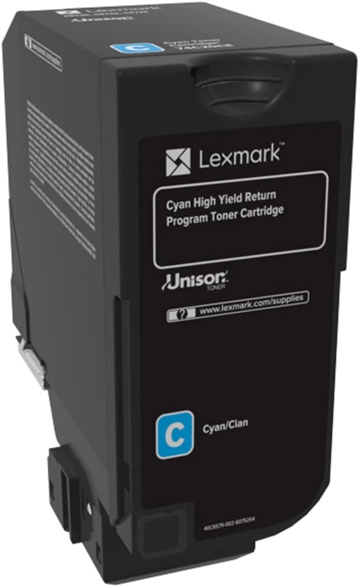 Lexmark 74C1H High-Yield Return Program Toner Cartridge for CS720/CS725 Series