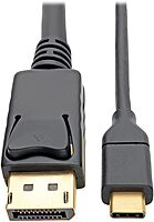 Tripp Lite USB-C to DisplayPort 4K Adapter Cable Thunderbolt 3 Compatible