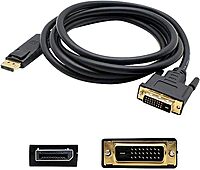 Addon-Networking DISPLAYPORT2DVI10F 10' DisplayPort to DVI-D Adapter Cable, Black