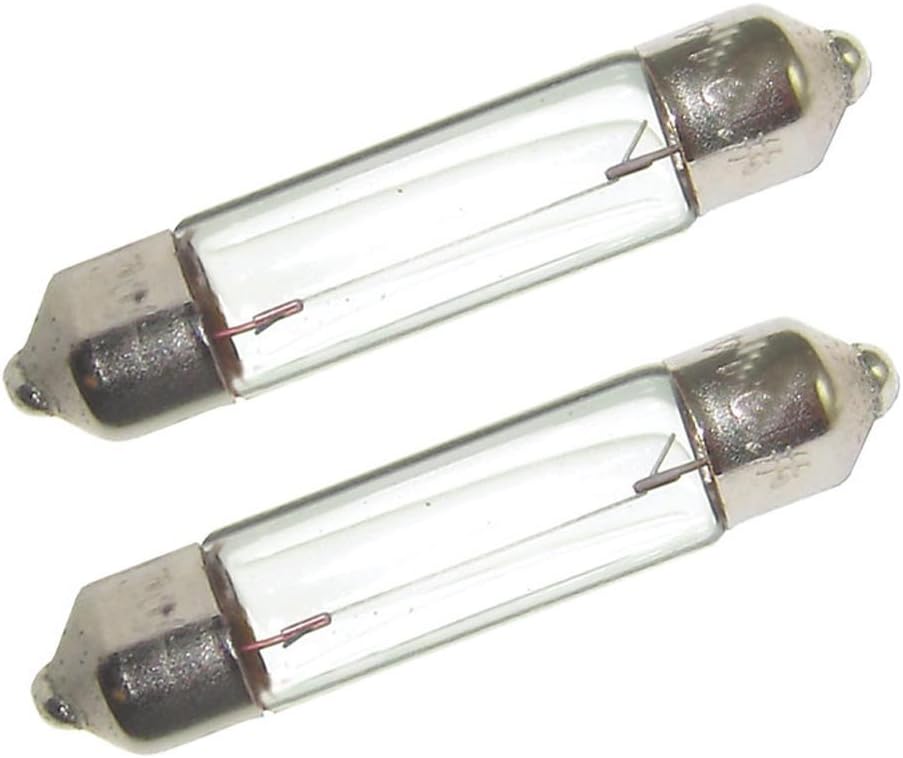 Perko Double Ended Festoon Bulbs - 12V, 10W, .74A - Pair