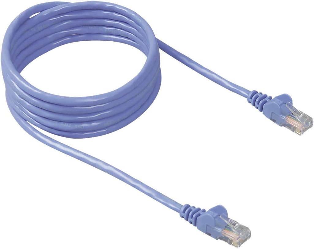 Belkin Cat5e Patch Cable - RJ-45 Male - RJ-45 Male - 30ft - Blue