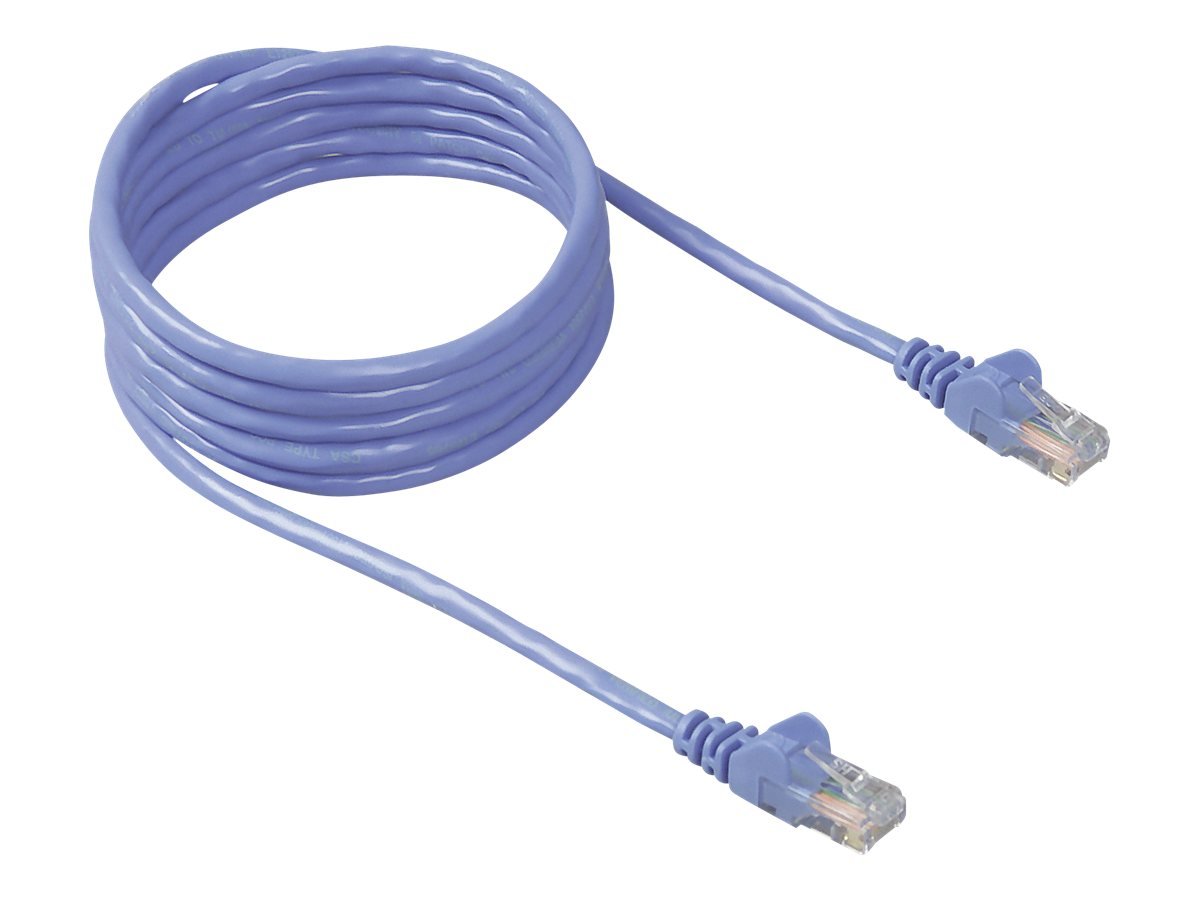 Belkin Cat5e Patch Cable - RJ-45 Male - RJ-45 Male - 30ft - Blue