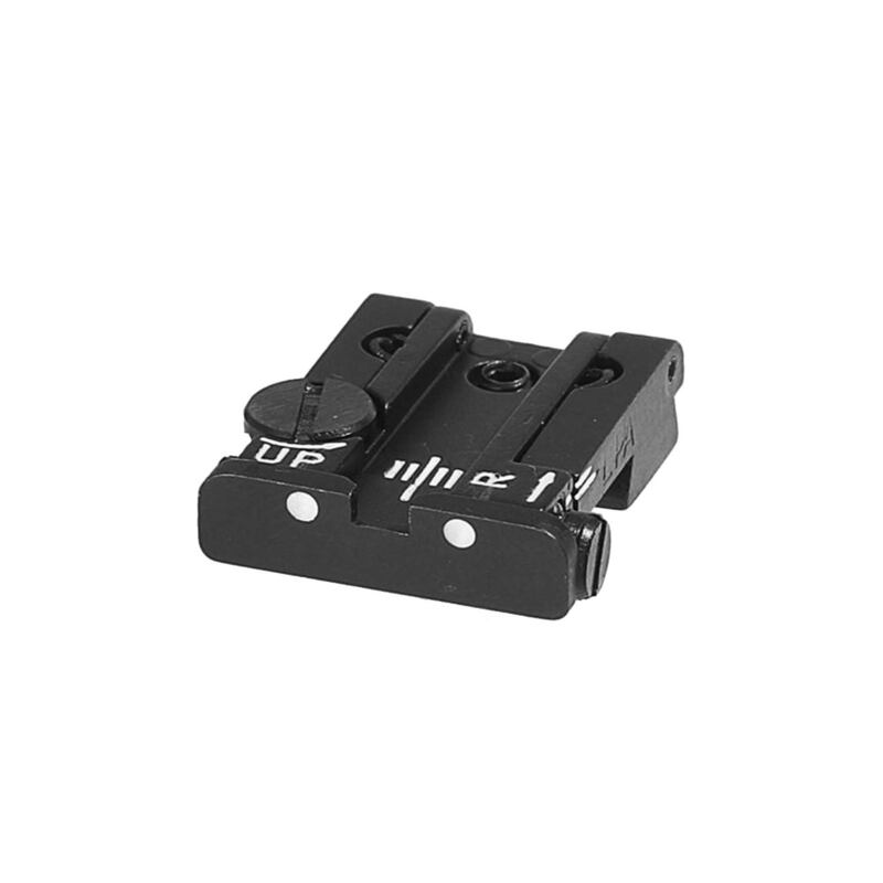 Beretta 92/96 Target Adjustable Dovetail White Dot Configuration Rear Sight